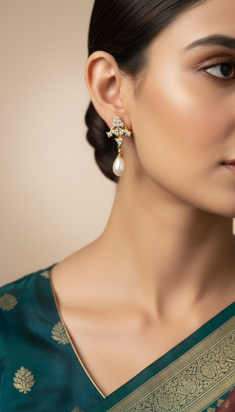 Fresh Water Pearl Earrings